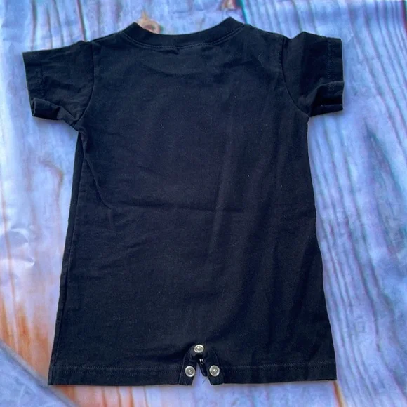 Mountain Dew Baby Onesie Outfit Black Label 18 Months Romper T-shirt Mt Soda Pop - Picture 4 of 4